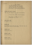 Moe Howard's 29pp. Script Dated April 1942 for The Three Stooges Film ''Sock-a-Bye Baby'' -- First Page Missing, Else Very Good Condition